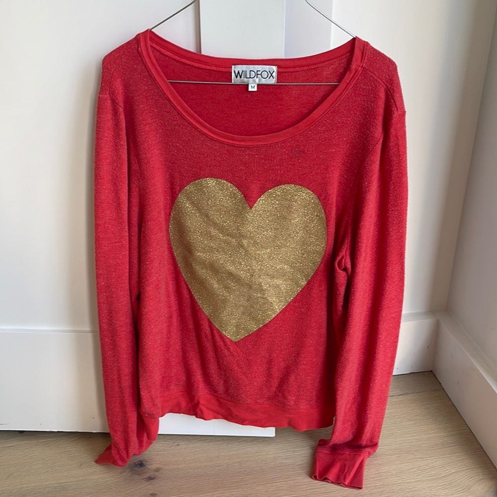 wildfox heart sweatshirt
